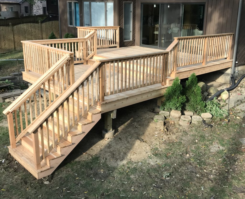 Wood deck in Middle Tennessee