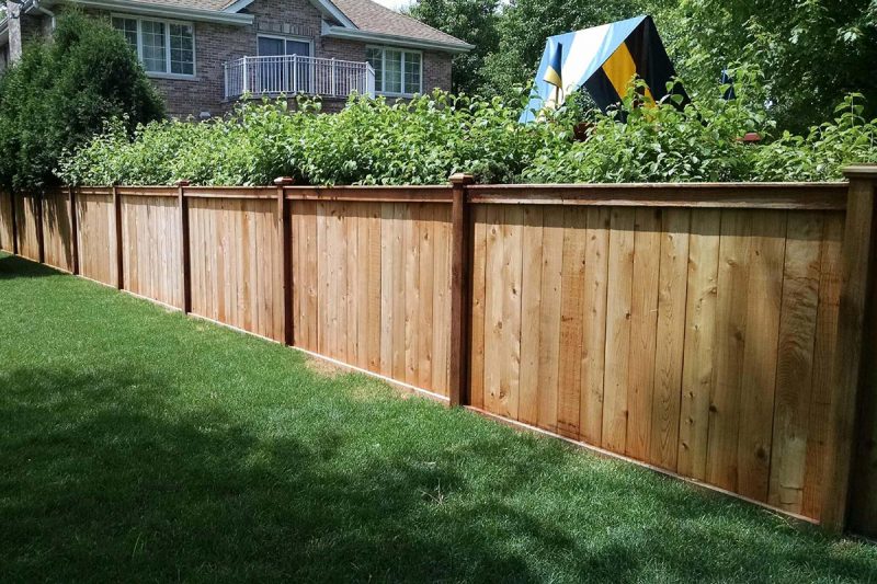 Custom wood fence installation in Nashville