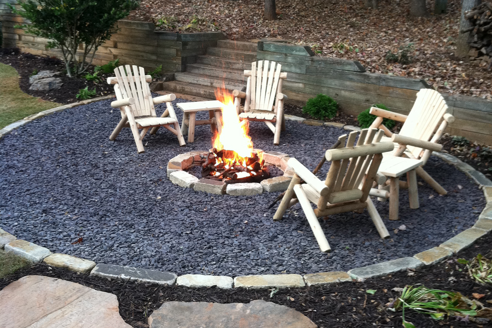 Fire pit design and build