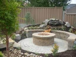 Fire pit installation